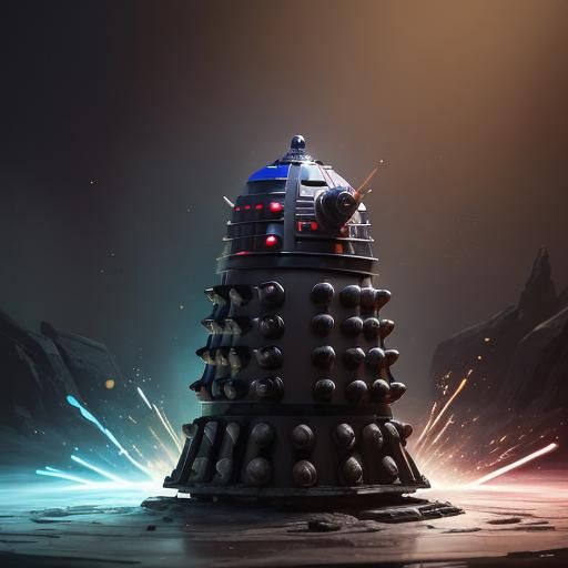 Dalek Invades Star Wars: Hyperrealistic Concept Art