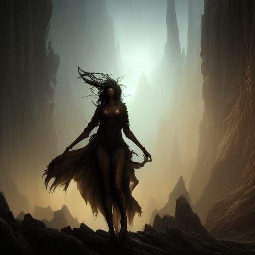 Mysterious Figures in Dark Fantasy Concept Art