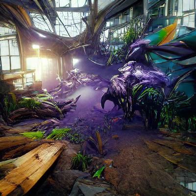 Aberration Concept Art in HDR Unreal Engine