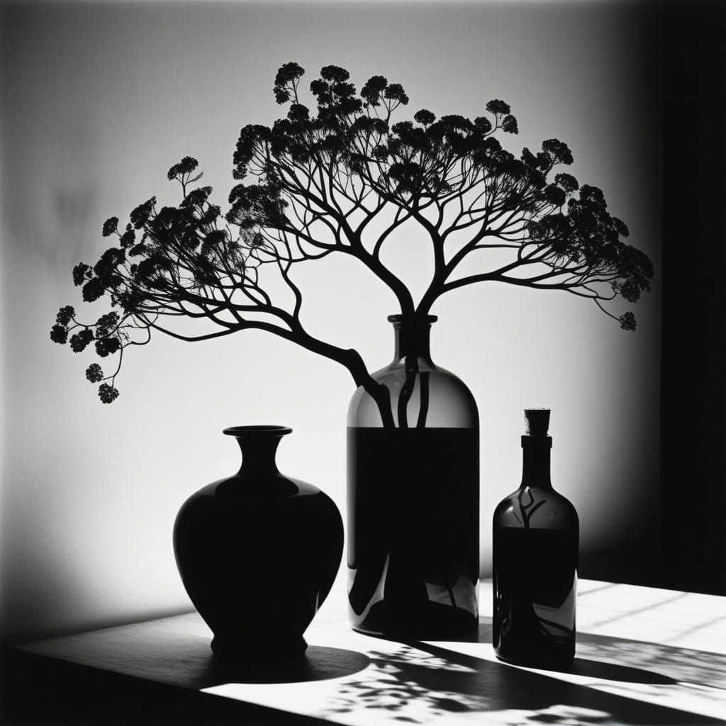 Ethereal Shadow Puppets in Creamy Bokeh