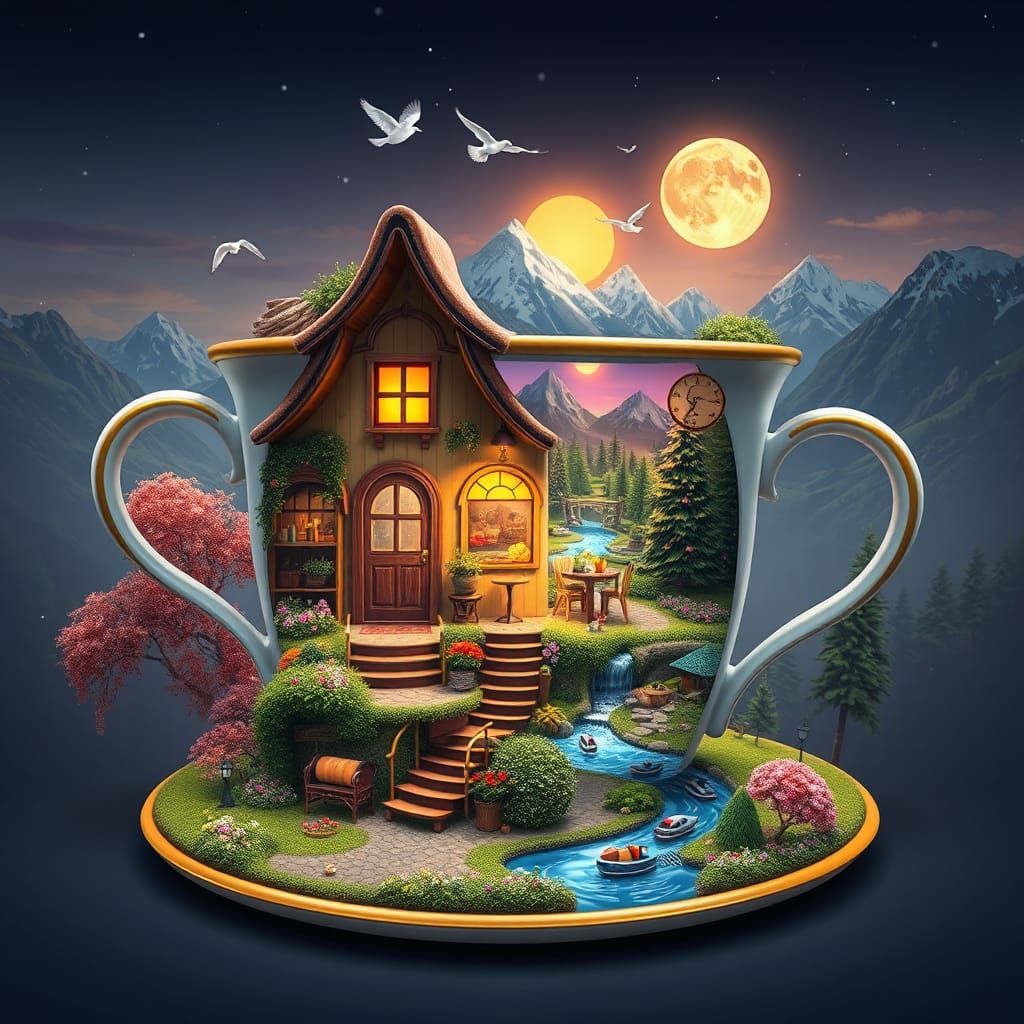 Teacup Hut: A Miniature World in Unreal Engine 5