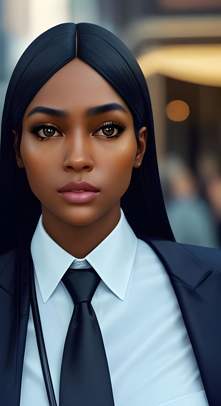 Realistic, Hyperdetailed Lawyer in First-Person View