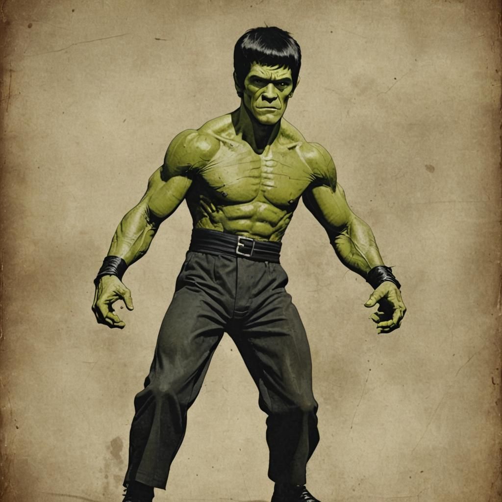 Frankenstein as Bruce Lee: An Unlikely Costume