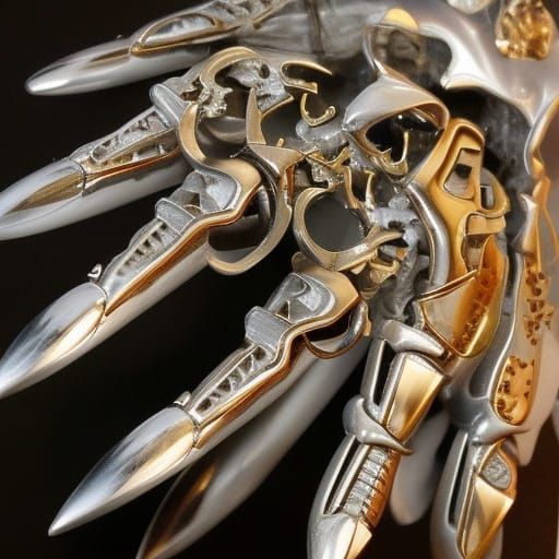 Severe Hand Fracture: Dark Medical Concept Art