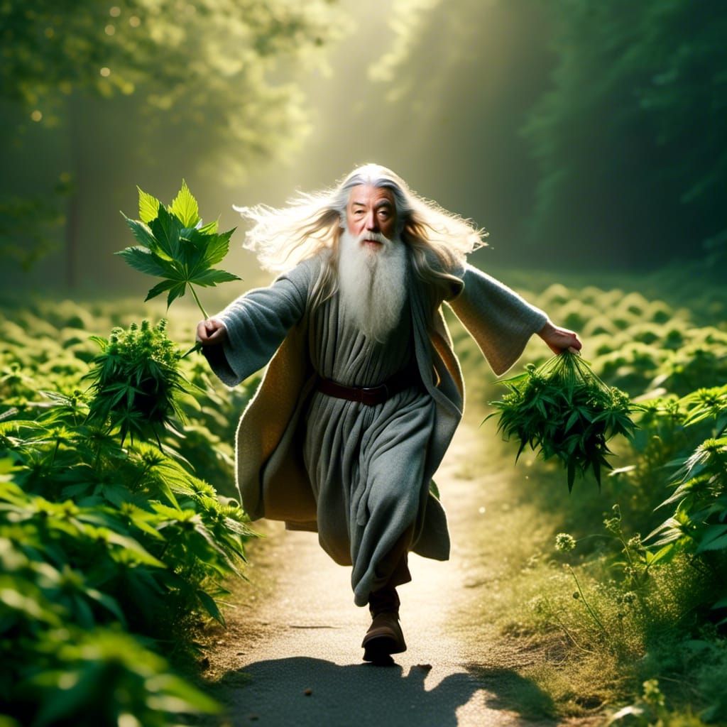 Gandalf's Hilarious Weed Escape: A Kyoot Lora Creation