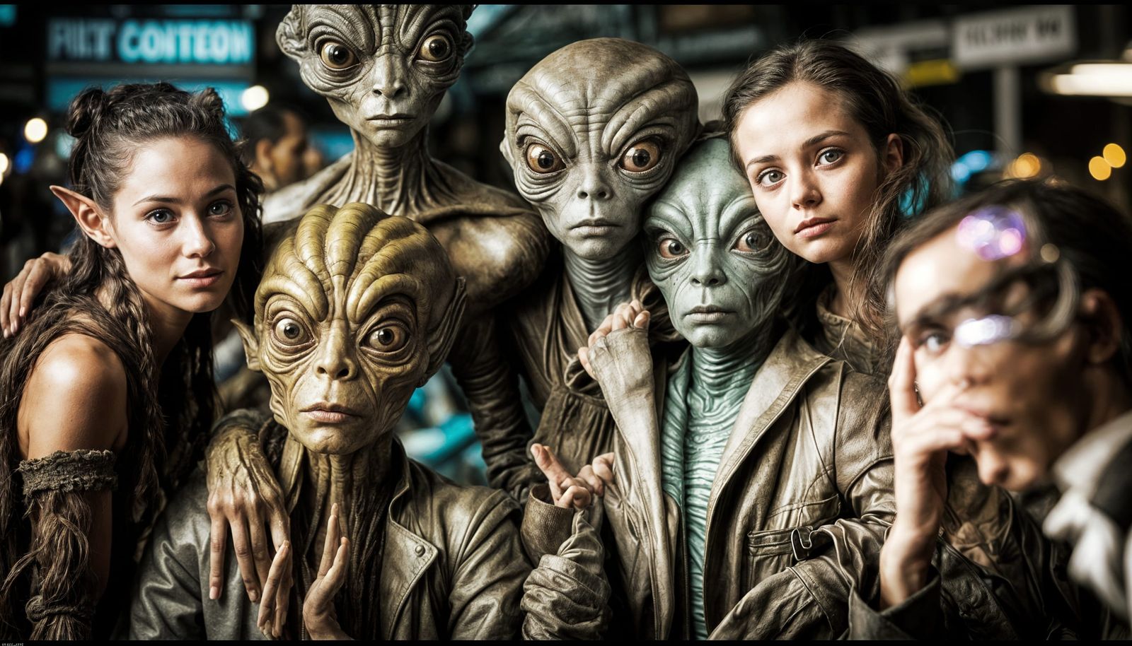 Photorealistic Aliens in Exotic Fashion: Hyperreal Photograp...