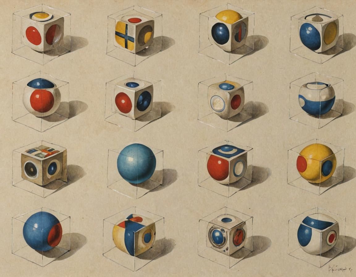 Dada elements in cubes