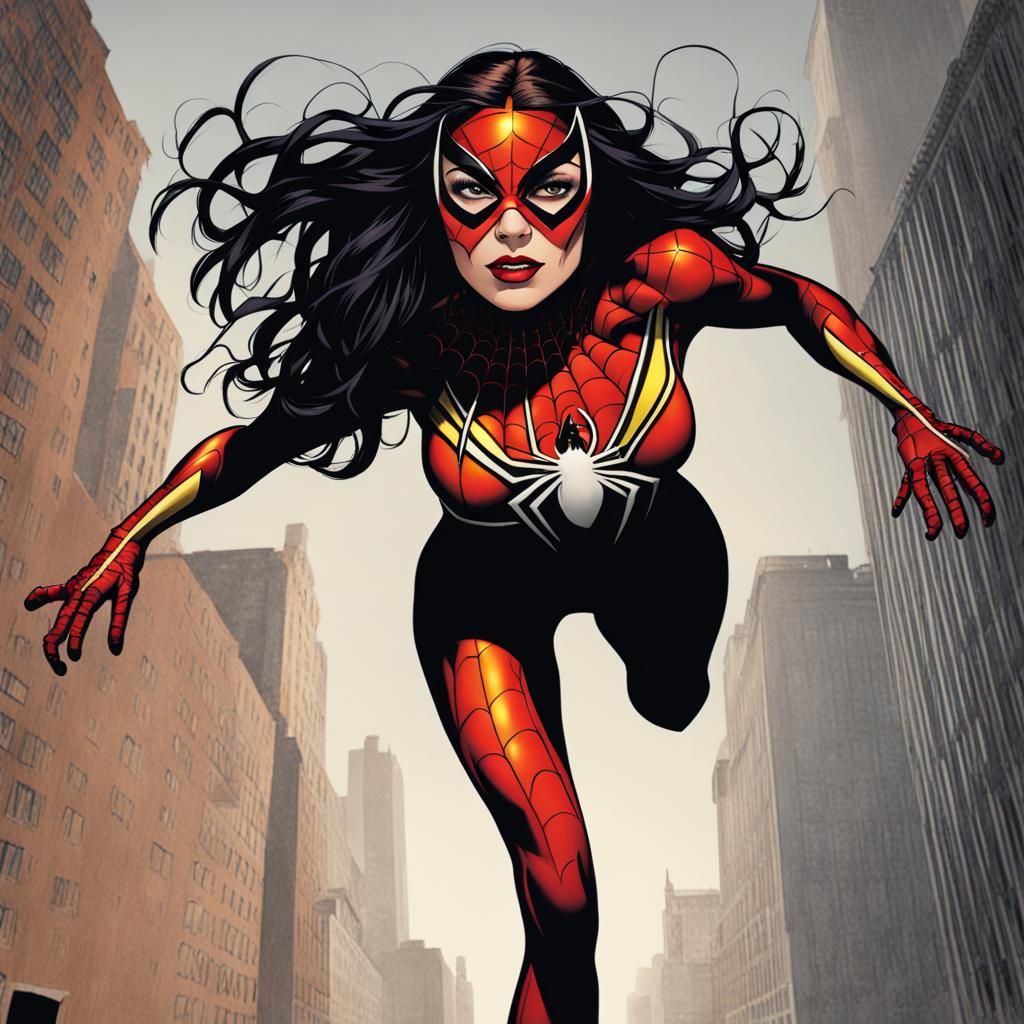 Spider Woman Digital Art