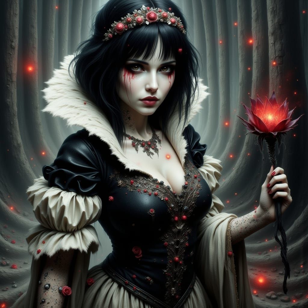 Vampiric Snow White in a Post-Apocalyptic World