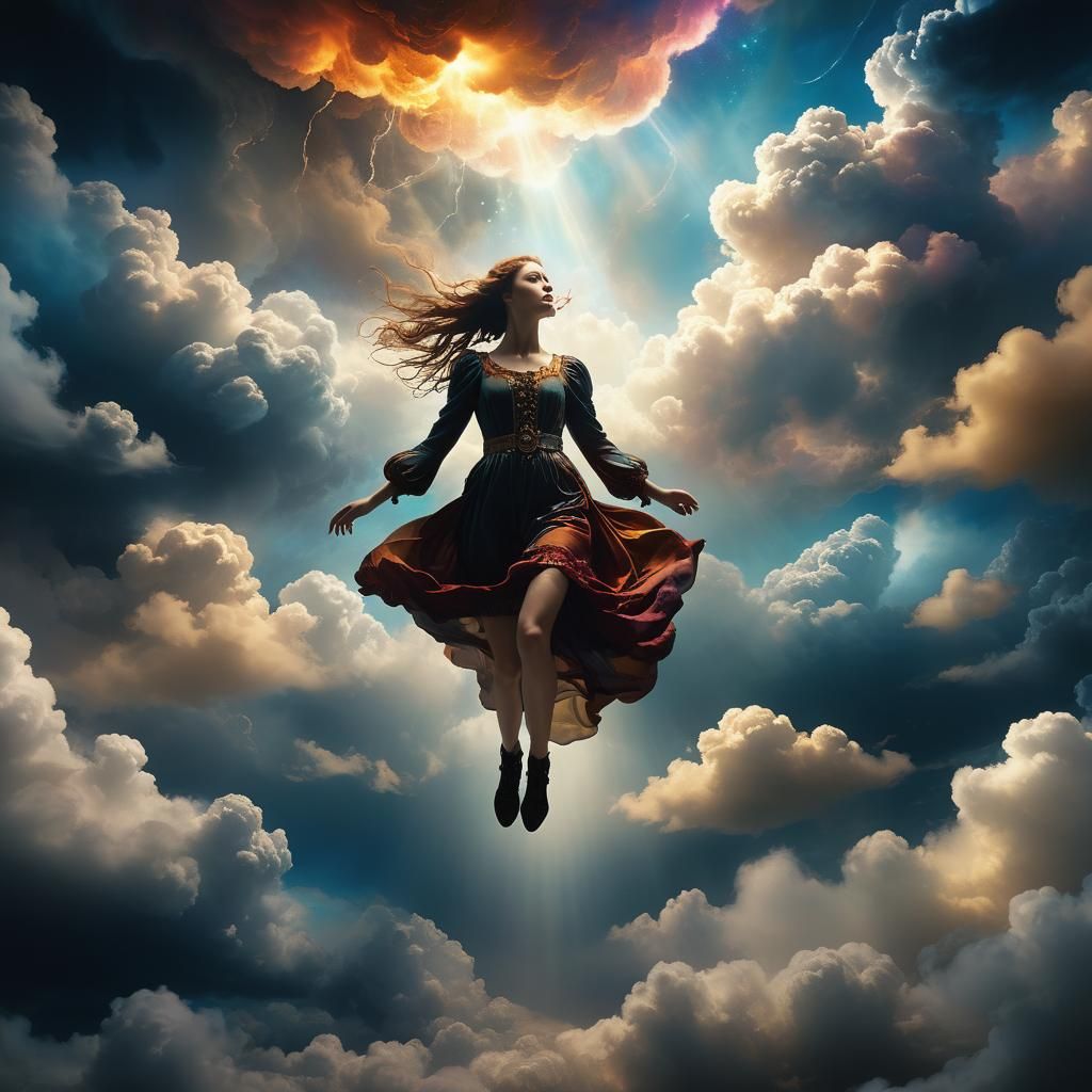 Lost in a dream.