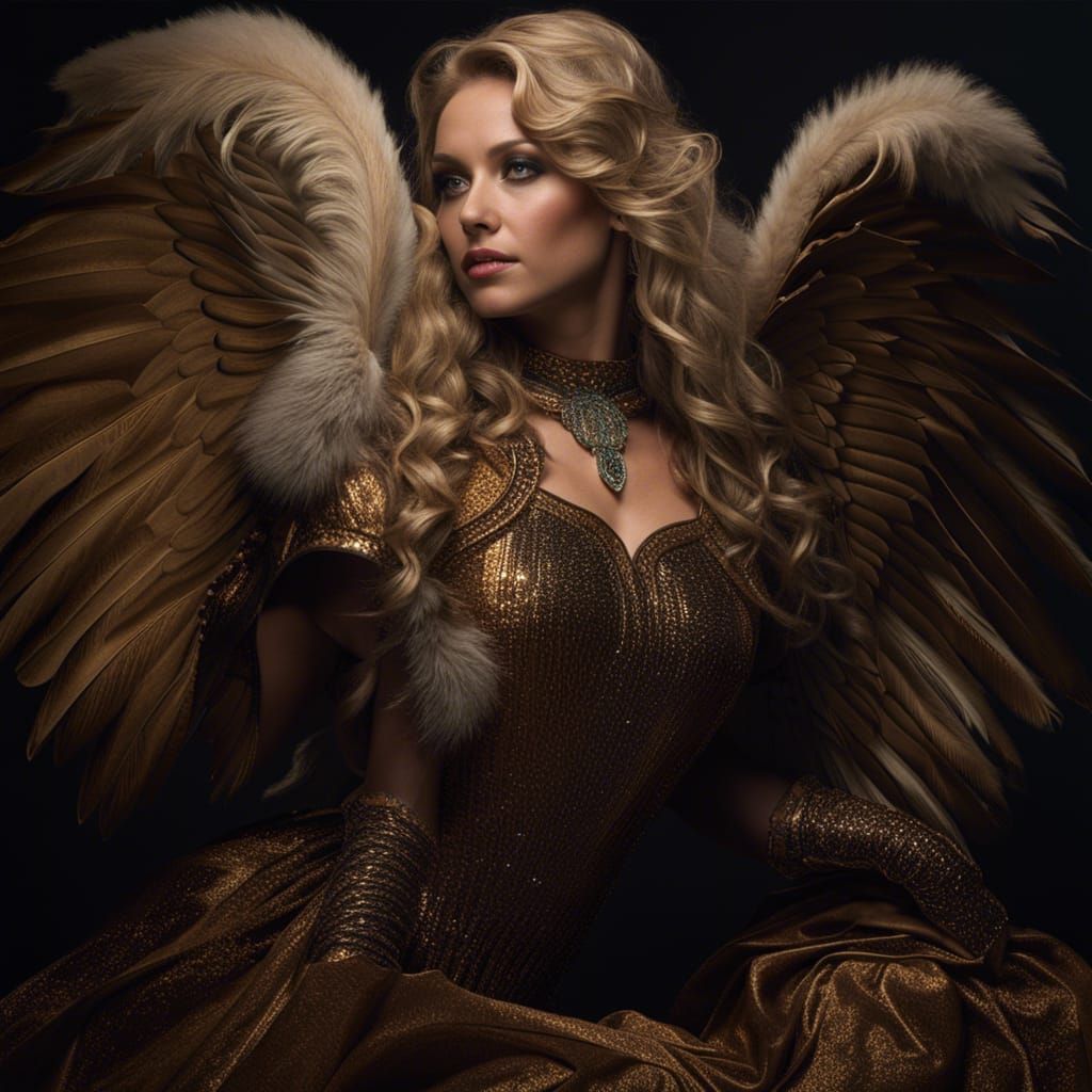 Angel of Desire: Dark Fantasy Concept Art