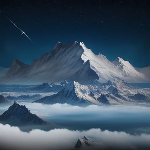 Mountains in the Clouds