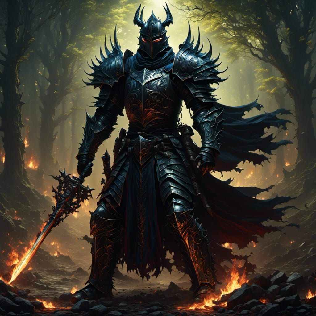 Grimdark Dark Fantasy Scene