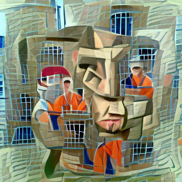 Cubist Interpretation of Prison Labor
