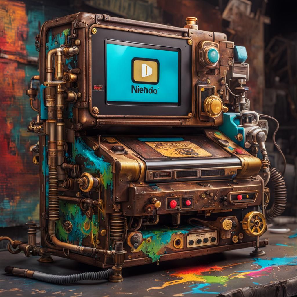 Steampunk Nintendo Entertainment System Created by Artificer...