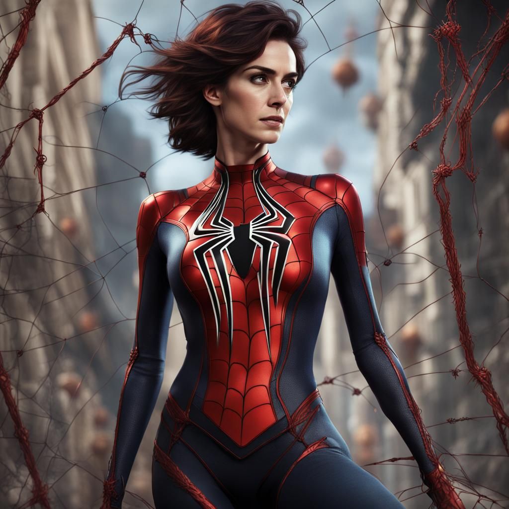 Marvel's Silk in Spiderwebs: Detailed Matte Painting