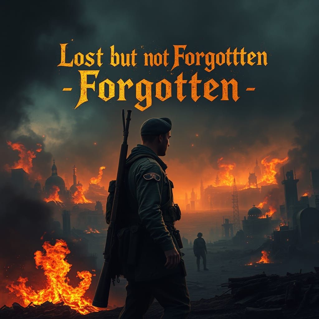 Heroic Soldier Returns From War in Blazing Landscape