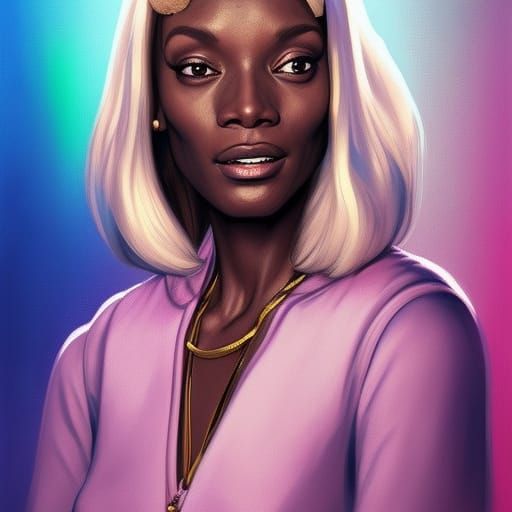 Detailed Portrait in the Style of Artgerm and Mucha