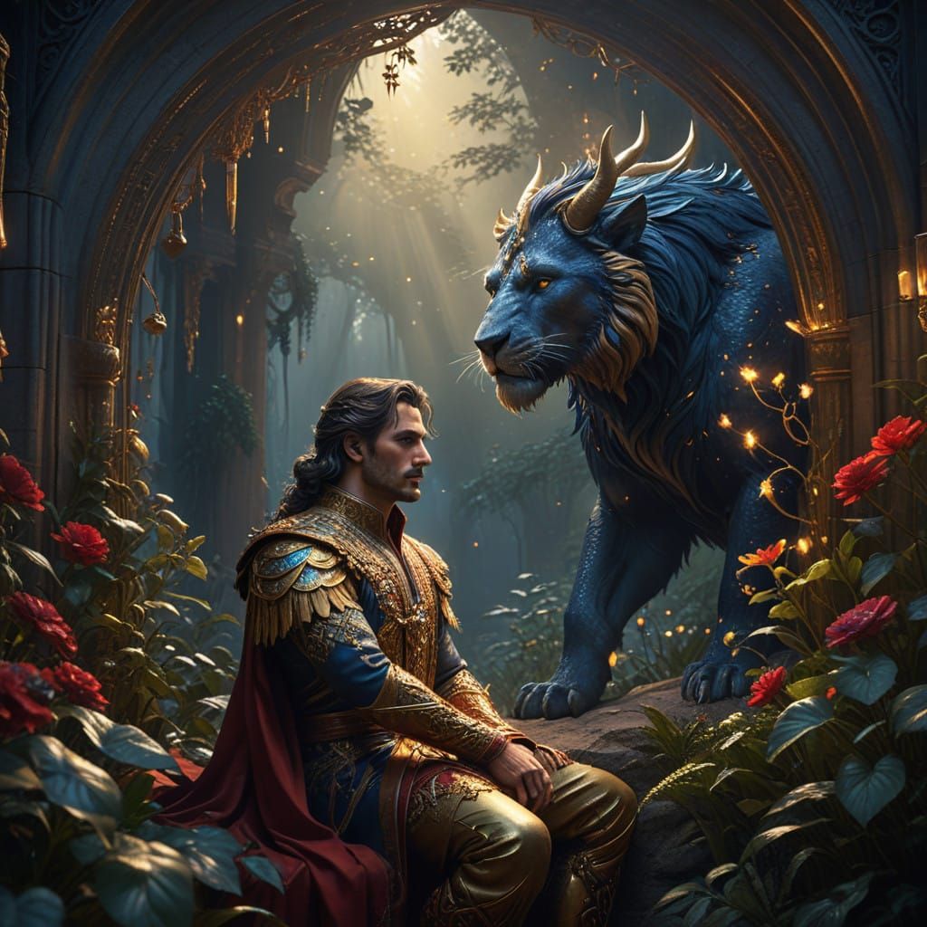 Luxurious Beast Before Sleeping Beauty in Paul Reubens-Inspi...