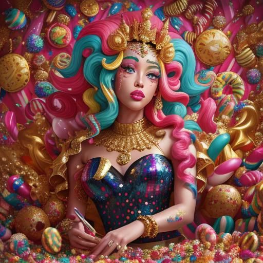 Extravagant Rewards in Candy Art Style
