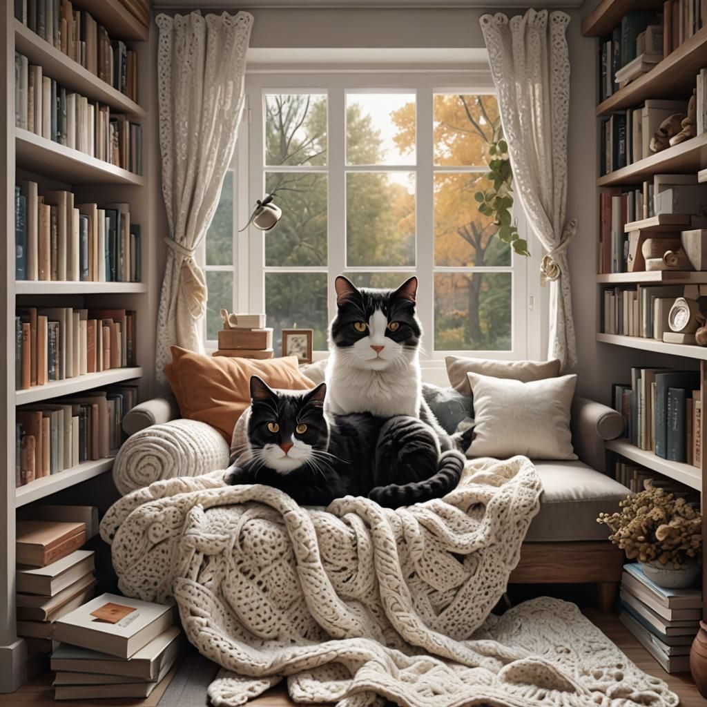 A Cat Book Nook