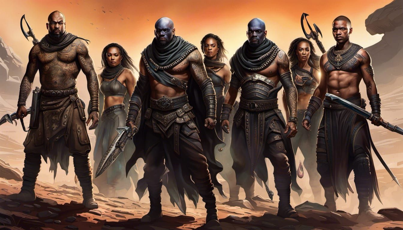 Jinn Warriors in Epic Alien Battle