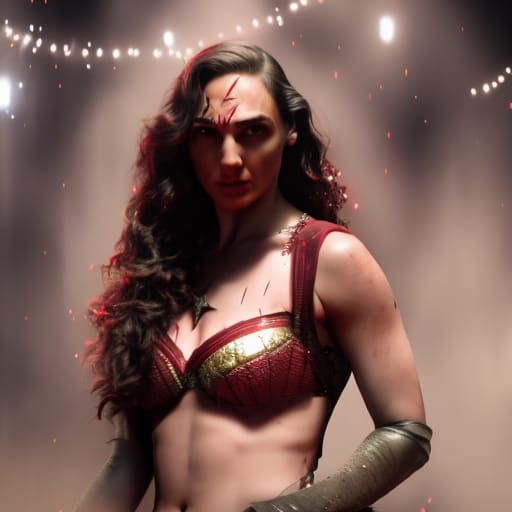 Gal Gadot as Red Witch: Cinematic Photography