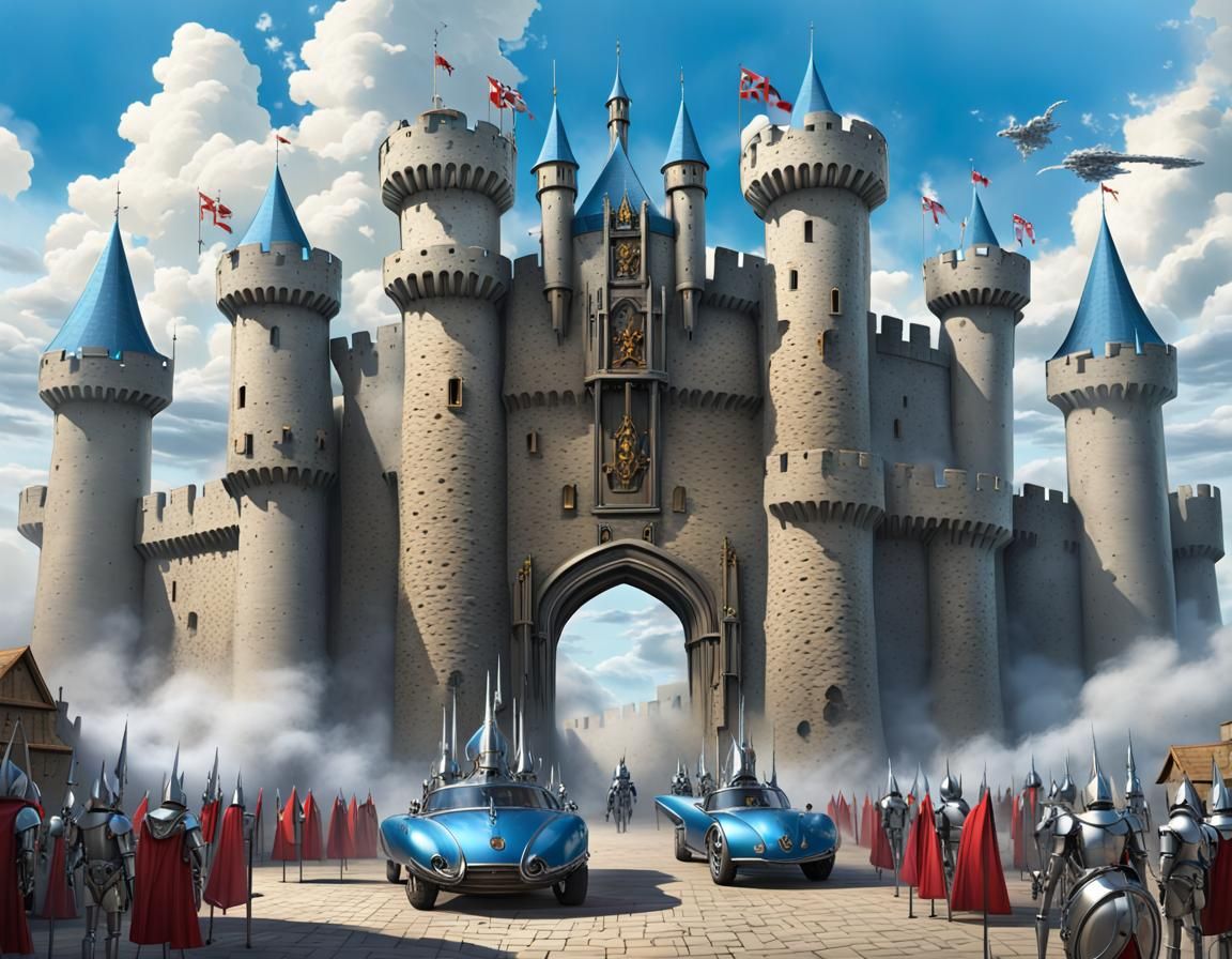 fusion of medieval and sci-fi