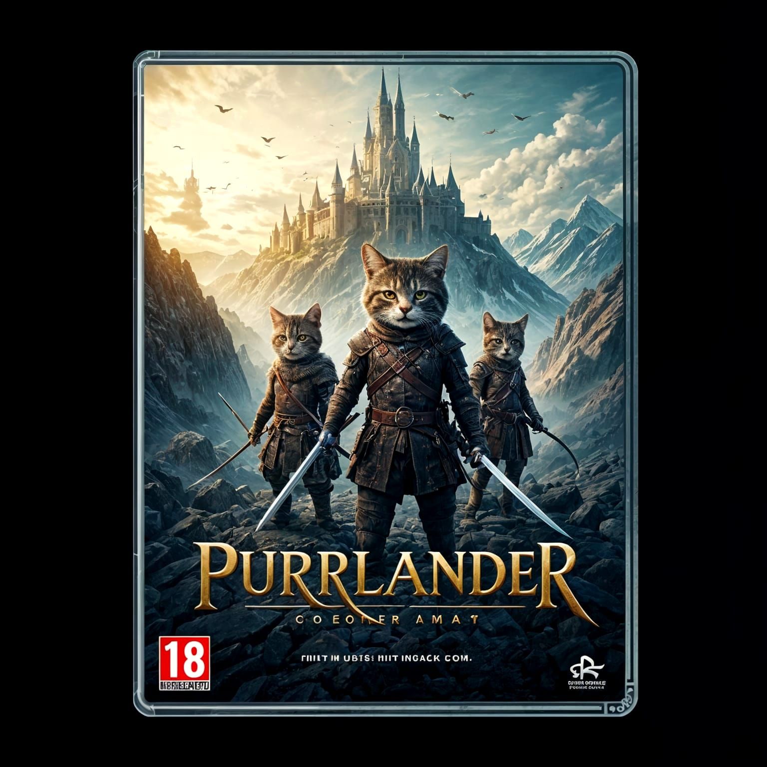 Adventurer Cats on a Quest: Purrlander Game Cover