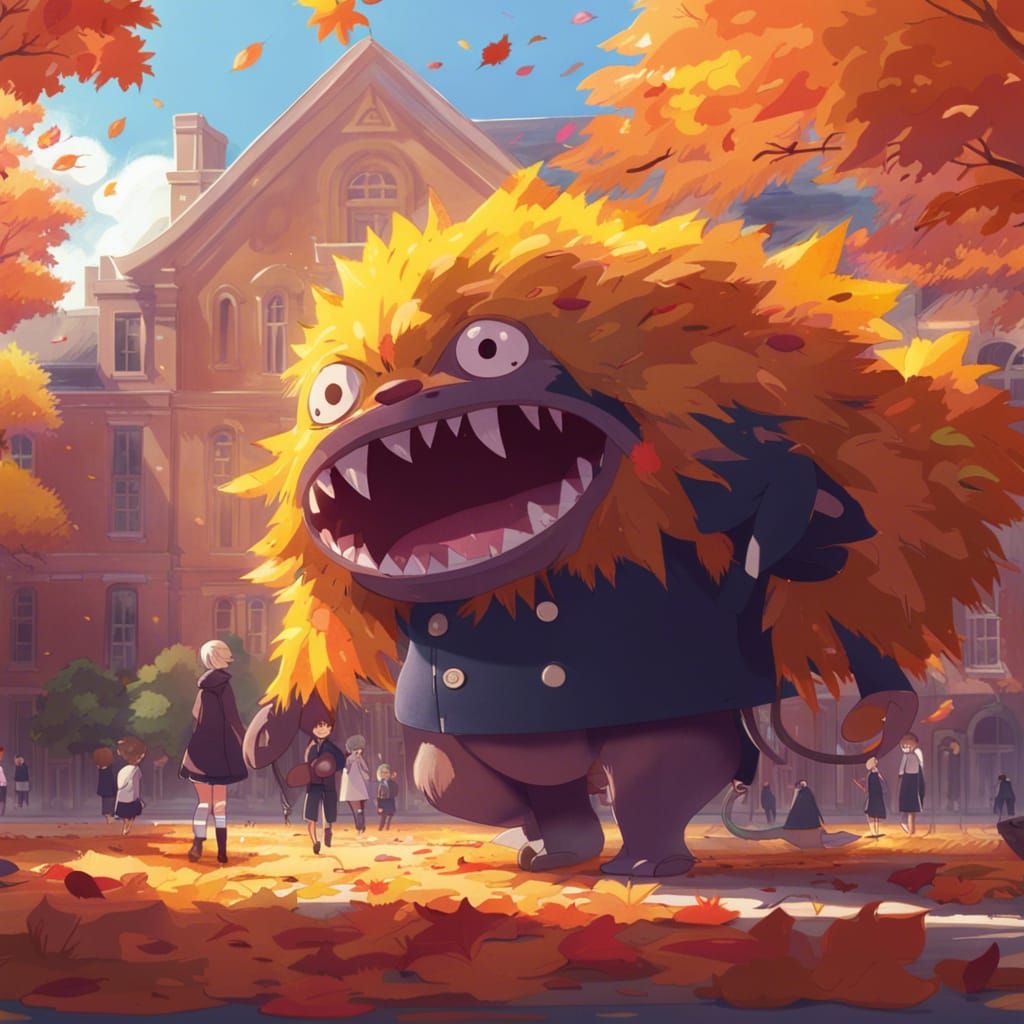 Happy Monster's First Day of School, Pixar Style
