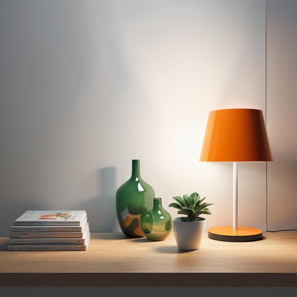 Hyperrealistic Tangerine with Volumetric Lighting