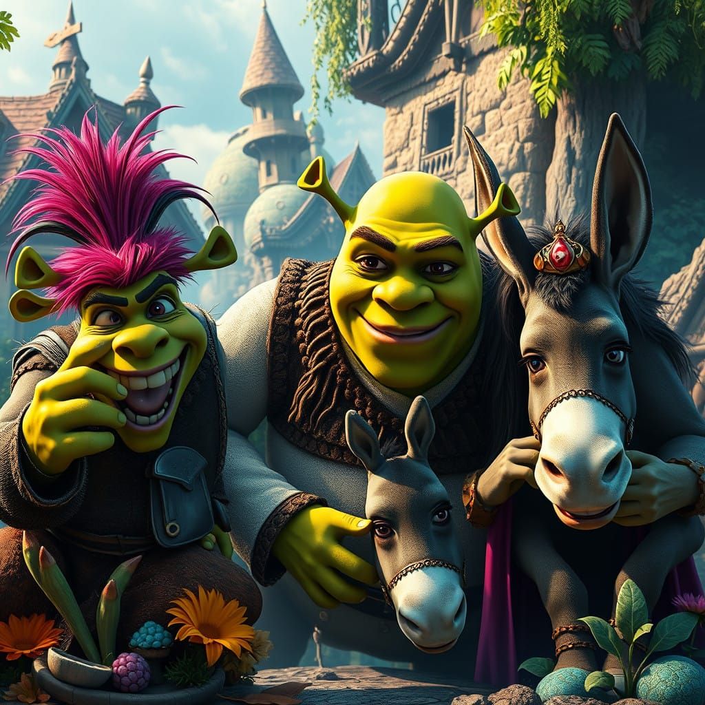 Fantastical Quartet in Whimsical Wonderland