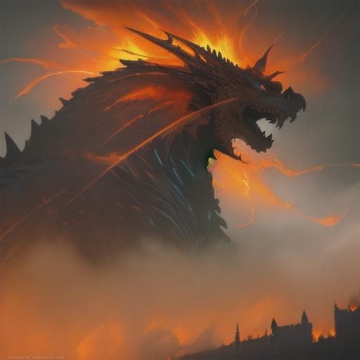 Epic Dragon Spews Fire on Golden Gate Bridge