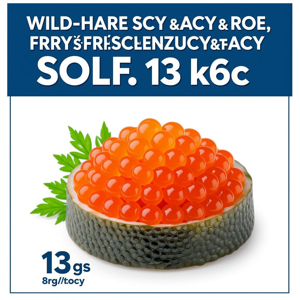Premium Sockeye Salmon Roe Banner - Wholesale Luxury Caviar