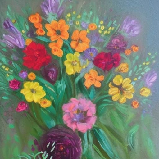 Generated Image of Flowers