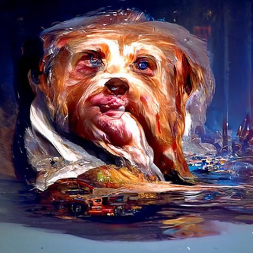 Complex Oil Painting by James Gurney