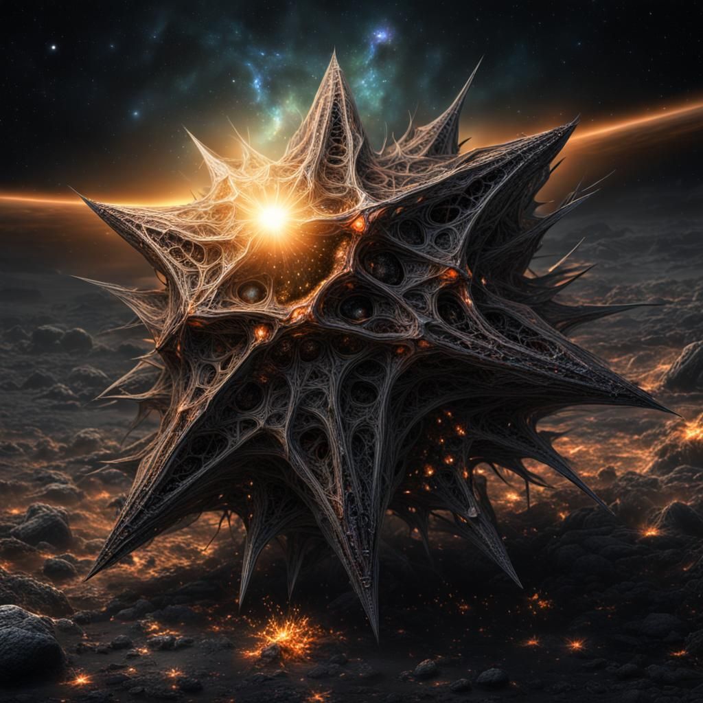 Hyperrealistic Death of a Star in HDR