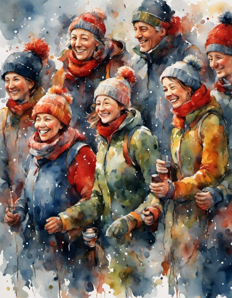 <lora:Quirky People:1.0> <lora:Landscaping:1.0> Spectators