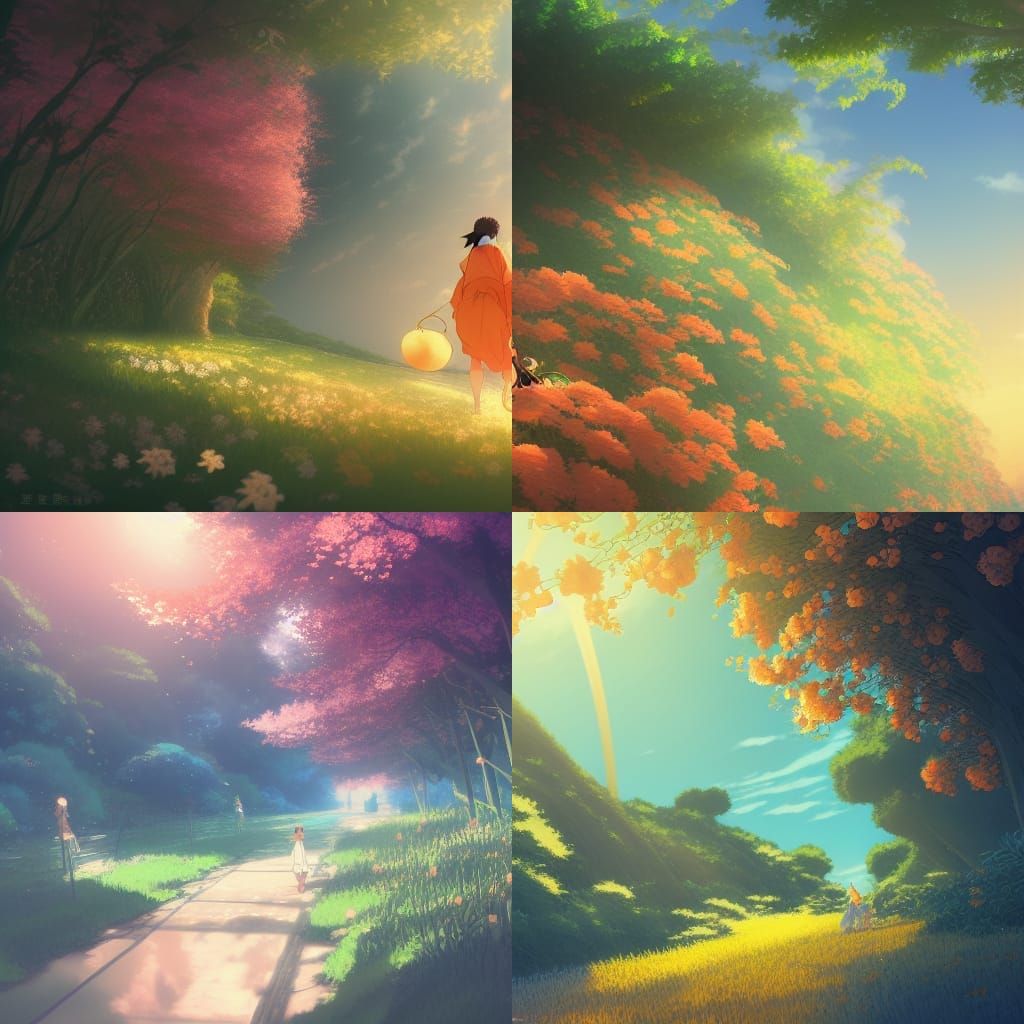 Orange Blossom in Anime Style