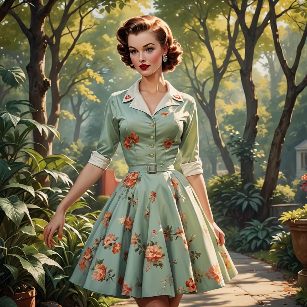 1950s walk in the park