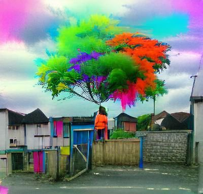 Colorful Abstract AI-Generated Art