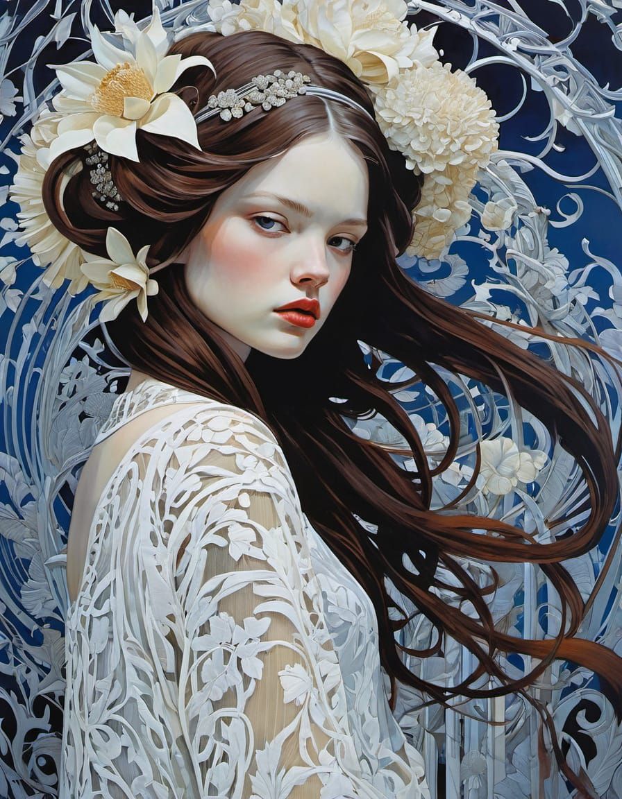 Diverse Artistic Styles: Illustration and Surreal Fantasy