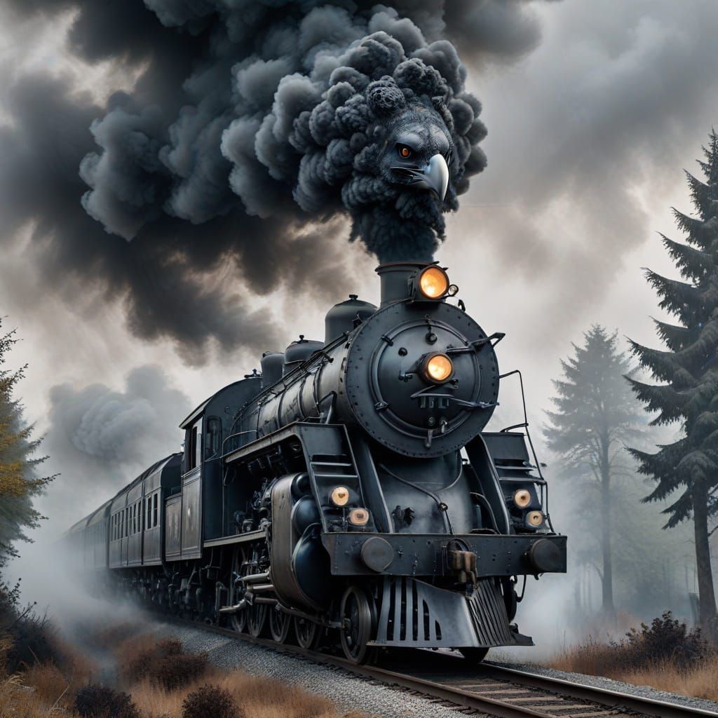 Gothic Raven Train Haunts Black Forest