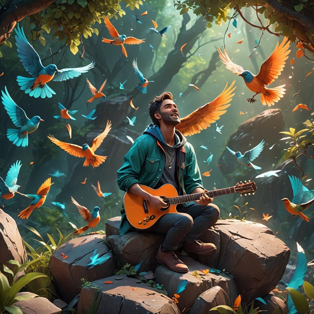 Romantic Serenade in Unreal Engine 5 Style