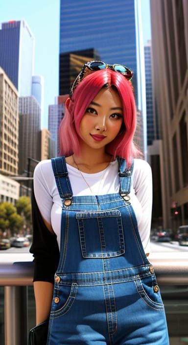 Fractal Matryoshka Lady in Downtown LA