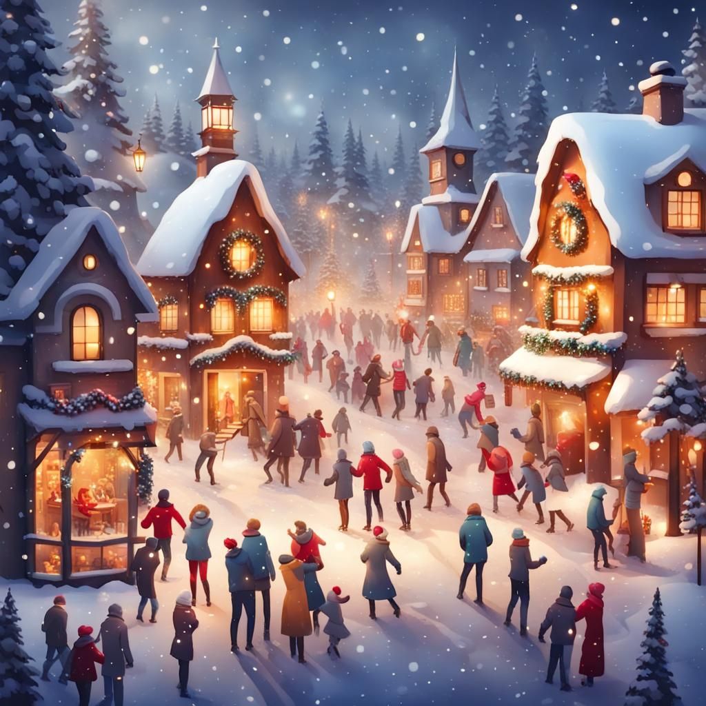 Christmas village
