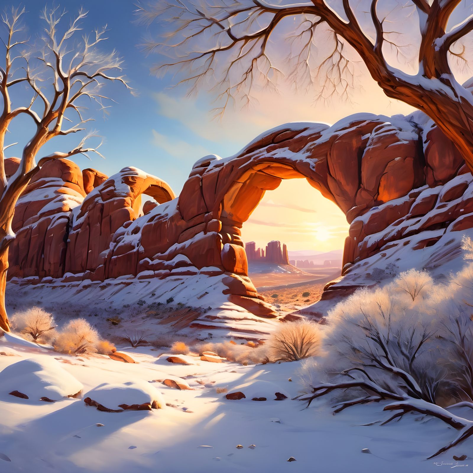 Arches National Park: A Winter Storm Masterpiece