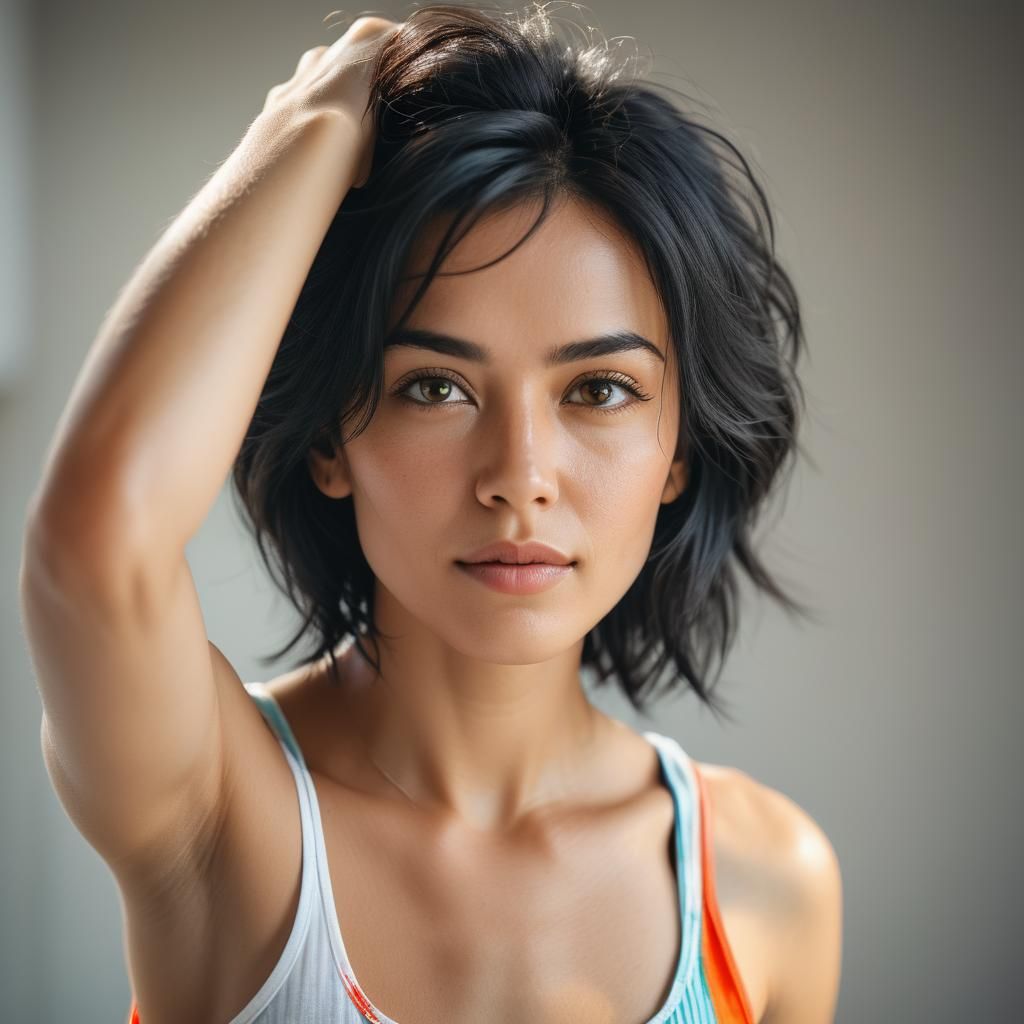 Stunning Portrait of a Woman with Softbox Lighting