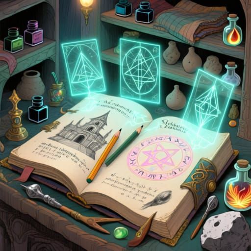 Magical Spell Book: Math, Mages, and Enchanted Tools