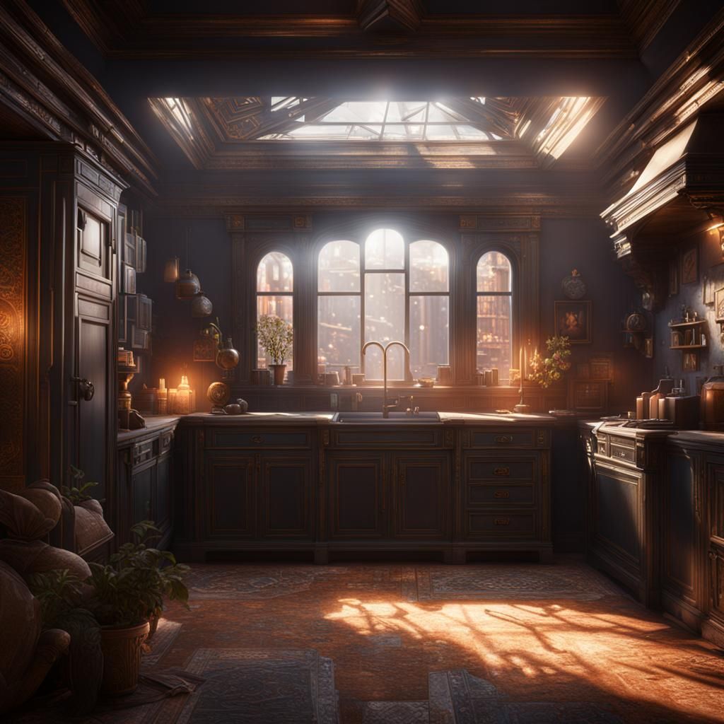 8K Resolution Image with Deep Contrasting Colors